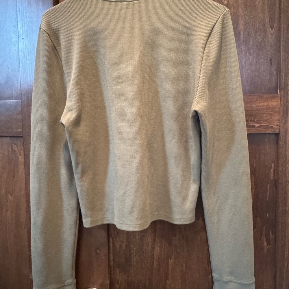 American Eagle Outfitters Tan Crop Top